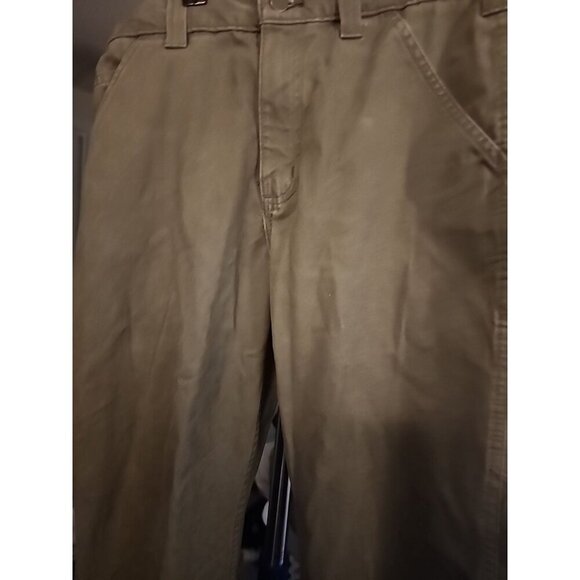Carhartt Carpenter Relaxed Fit Work Pants Size 34x30 Beaver Nice CR50 - Picture 2 of 7